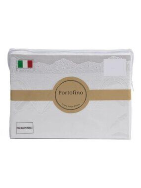 Portofino Made In Italy Cotton Percale Luxury Sheet Set